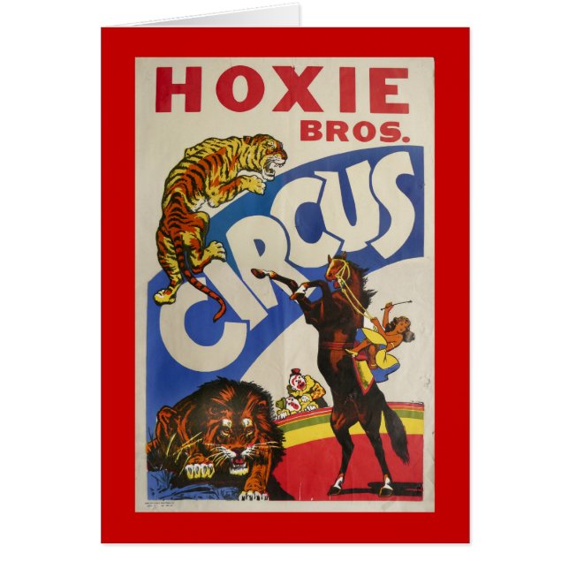 Hoxie Bros. Circus (Front)