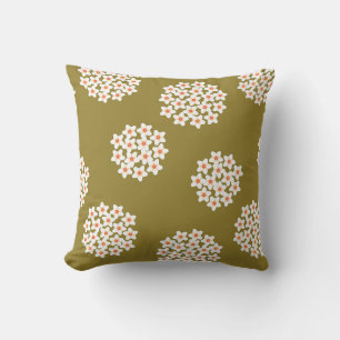 Hoya Flowers Throw Pillow