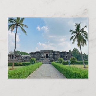 Hoysaleshwara temple in Halebeedu, Karnataka, Indi Postcard