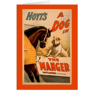 Hoyt's A dog in the Manger Theatre Poster