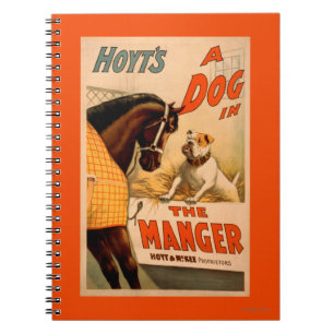 Hoyt's A dog in the Manger Theatre Poster Notebook