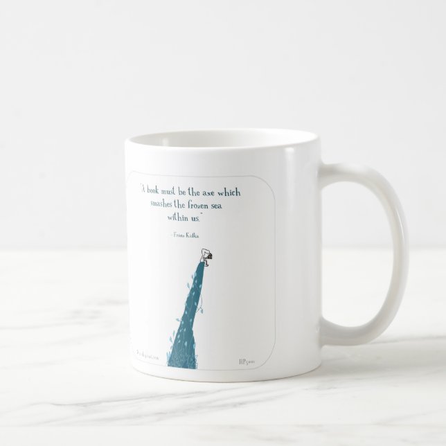 HP5001 "harold's Planet" book frozen sea kafka Coffee Mug (Right)