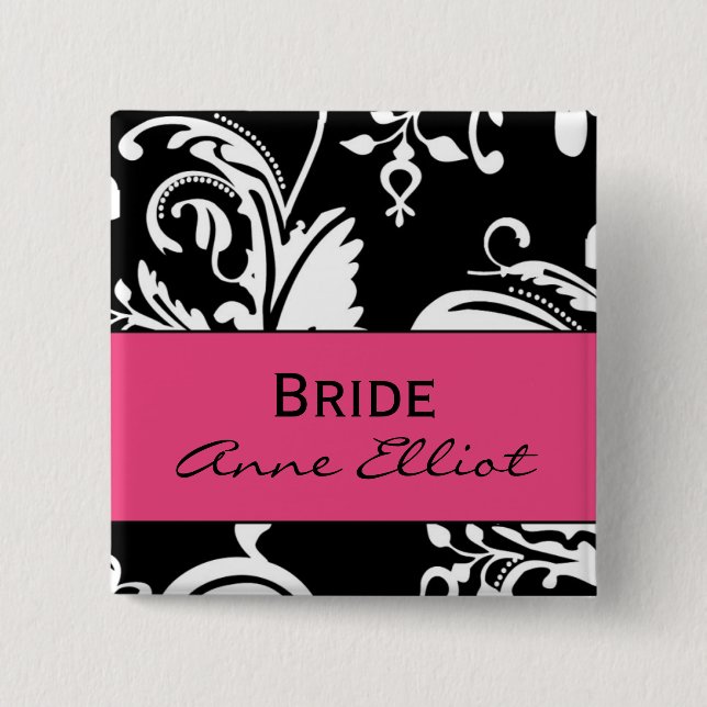 HP&B Bride Square Button (Front)