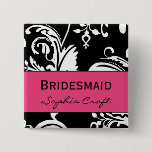 HP&B Bridesmaid Square Button