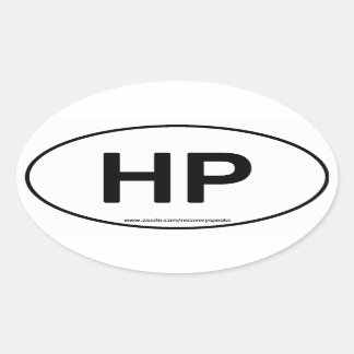HP HIGHER POWER Oval Sticker