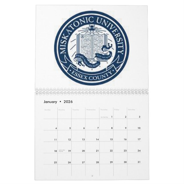HP Lovecraft Calendar (Jan 2026)
