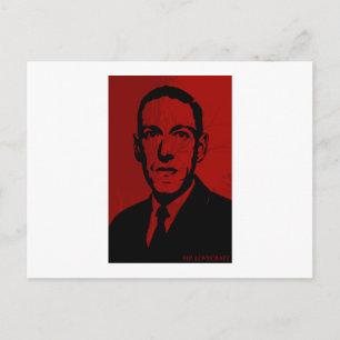 HP Lovecraft Portrait Postcard