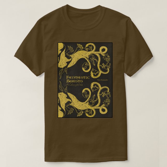 HP Magical Beasts Textbook Classic TShirt (Design Front)