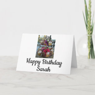 Hppy birthday Sarah Card