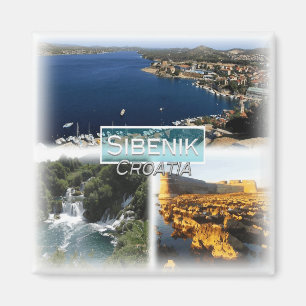 HR0036 Europe, Croatia, Sibenik, fridge Magnet