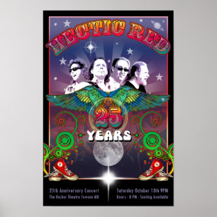 HR 25th Anniversary Poster with Concert Date