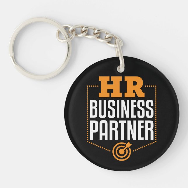 HR Business Partner Human Resources Professional  Key Ring (Front)