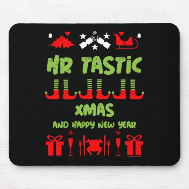 HR Christmas Gifts Coffee  Mouse Pad (Front)