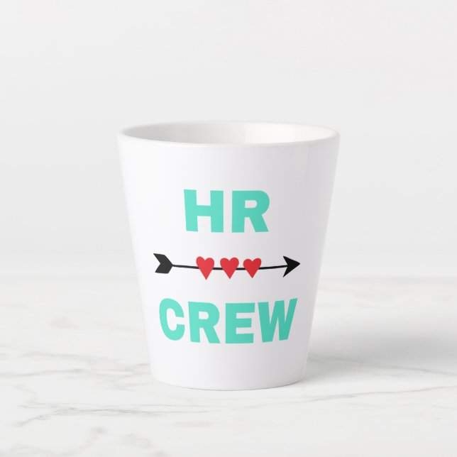 HR Crew 2 Latte Mug (Front)