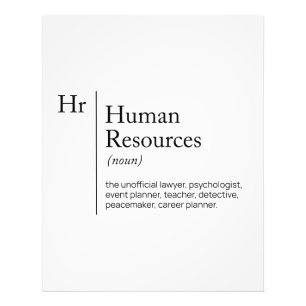HR Definition dictionnary Photo Print