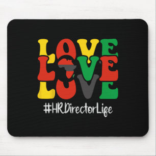 Hr Director Love African American Women Black Hist Mouse Pad
