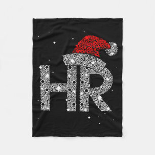 Hr Human Resource Jobs - Funny Christmas Gift Fleece Blanket