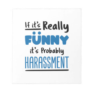 HR Human Resources If It's Really Funny Notepad