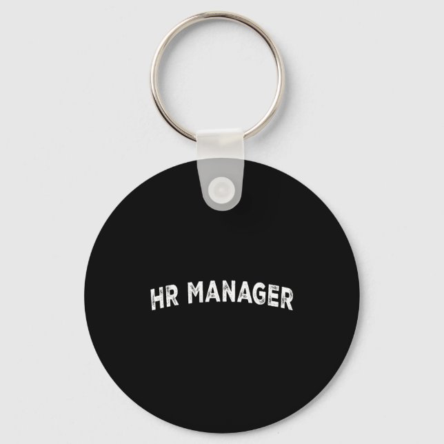 Hr Manager  Key Ring (Front)