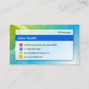 HR Manager - Modern Multipurpose Business Card