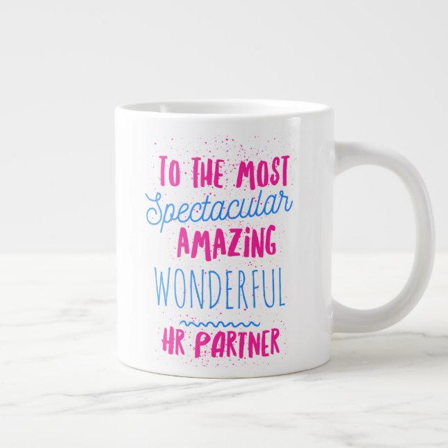 HR Partner Mu Large Coffee Mug (Right)