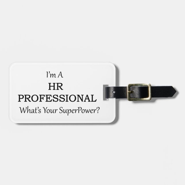 HR Professional Luggage Tag (Front Horizontal)