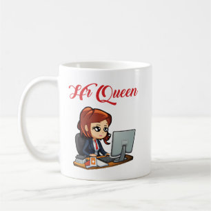HR Queen Cute Human Resources Women Coffee Mug