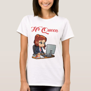 HR Queen Cute Human Resources Women T-Shirt