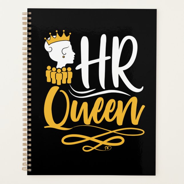 HR Queen Human Resources Manager Women Planner (Front)