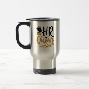 HR Queen Human Resources Women Travel Mug