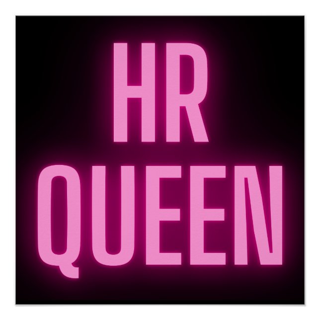 HR Queen 👸🏻👑 Poster (Front)