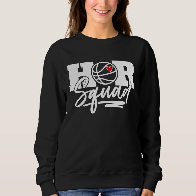 HR Squad Basketball Costume  Human Resource Sweatshirt (Front)