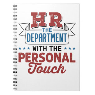HR The Department with the Personal Touch Notebook