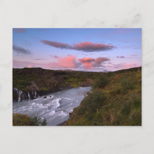 Hraunfossar VII Postcard