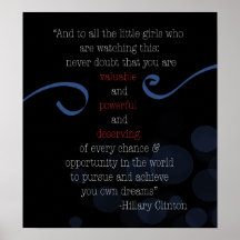 HRC Concession Speech Poster