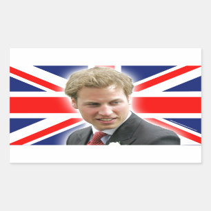 HRH Duke of Cambridge - Stunning! Rectangular Sticker