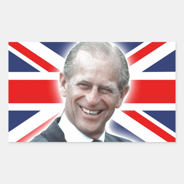 HRH Duke of Edinburgh - Great! Rectangular Sticker (Front)