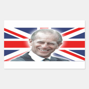 HRH Duke of Edinburgh - Great! Rectangular Sticker