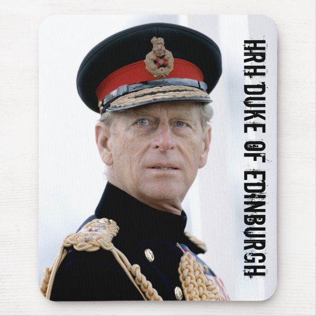 HRH Duke of Edinburgh Mouse Pad (Front)