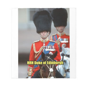HRH Duke of Edinburgh Notepad