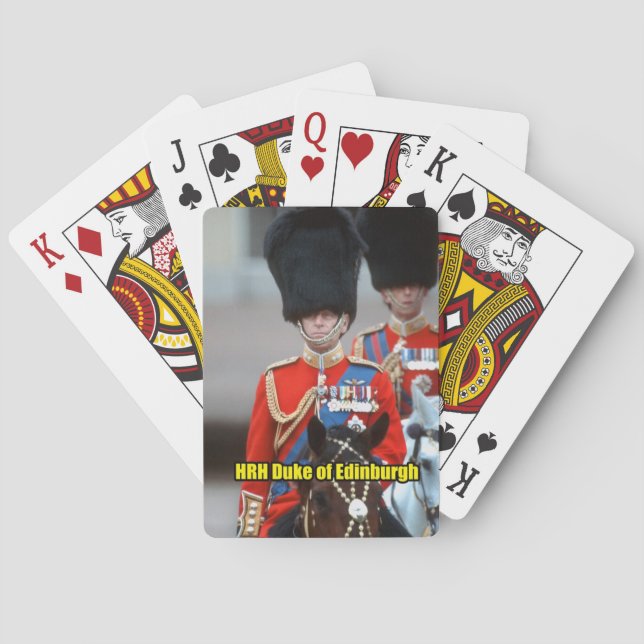 HRH Duke of Edinburgh Playing Cards (Back)