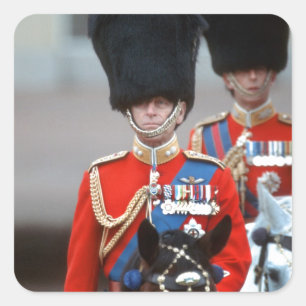 HRH Duke of Edinburgh Square Sticker