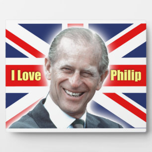 HRH Duke of Einburgh - I love Philip Plaque