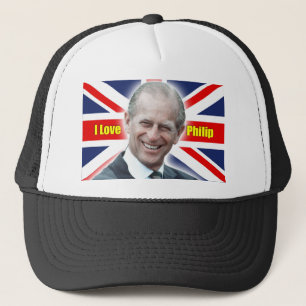 HRH Duke of Einburgh - I love Philip Trucker Hat