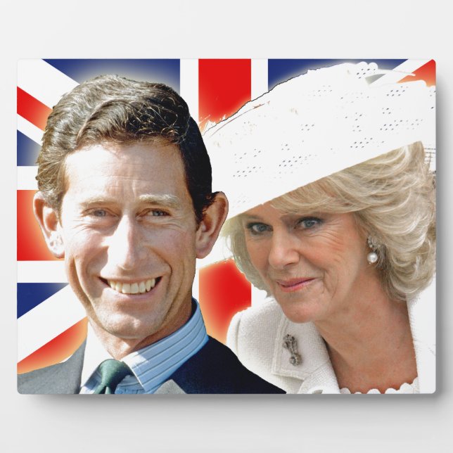 HRH Prince Charles & HRH Duchess of Cornwall Plaque (Front)