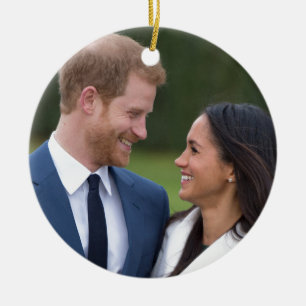HRH Prince Harry and Meghan Markle Royal Wedding Ceramic Ornament