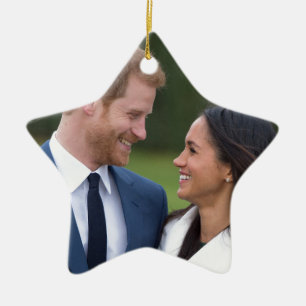HRH Prince Harry and Meghan Markle Royal Wedding Ceramic Ornament