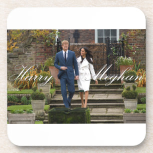 HRH Prince Harry and Meghan Markle Royal Wedding Coaster