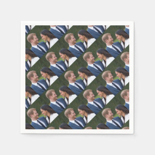HRH Prince Harry and Meghan Markle Royal Wedding Napkin