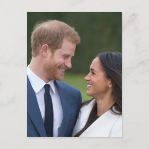 HRH Prince Harry and Meghan Markle Royal Wedding Postcard